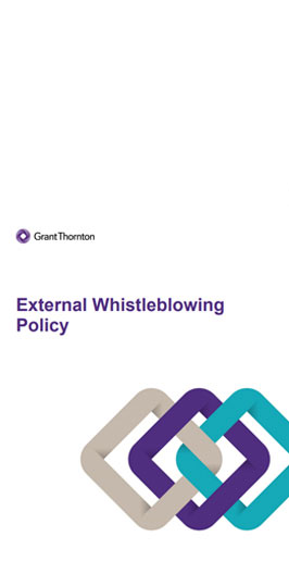Read the Whistleblowing policy