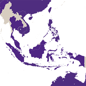 Map of ASEAN region image