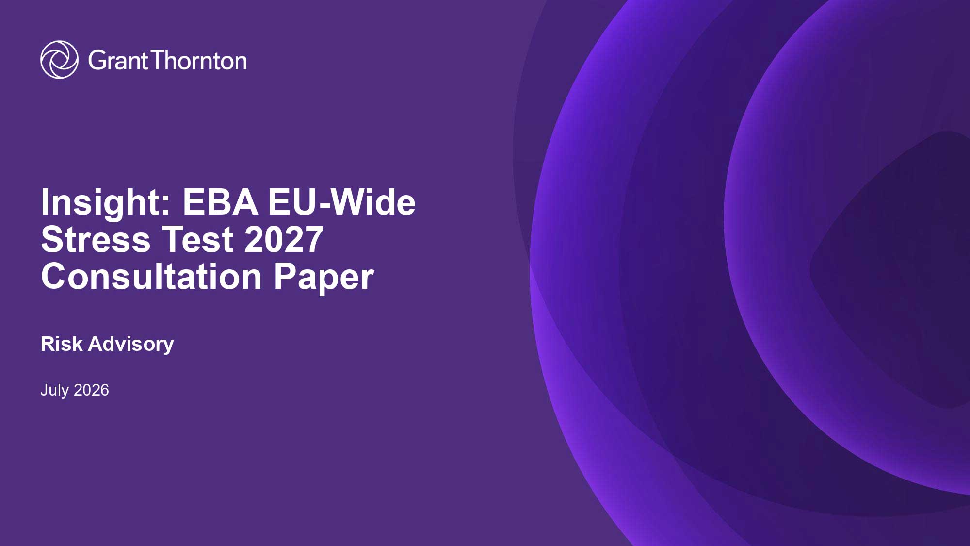 EBA EU-Wide Stress Test 2027