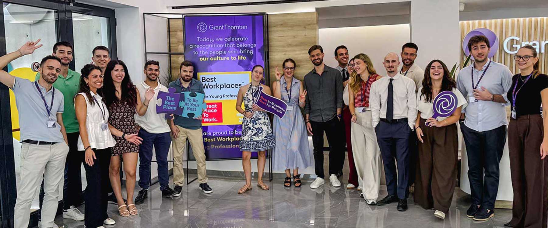 Η Grant Thornton αναδείχθηκε Best Workplace for Young Professionals 2026