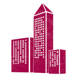 skyscraper burgundy