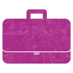briefcase fushia